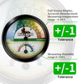 Reptile Terrarium Thermometer Hygrometer Dual Gauges 2-in-1 for Reptile Tank Snake Tank Bearded Dragon Tank Accessories 