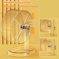 Silent Hamster Exercise Wheel,9.5 Inch Quiet Spinner Syrian Hamster Running Wheel,Silent Wheels with Anti-Skid & Adjusta