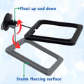 Turtle Feeding Ring for Fish Tank and 4pcs Nitrifying Balls Set, Float Fish Food Holder and Aquatic Toys for Turtles Tor