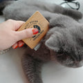 Cooncicy Deshedding Brush for Cats,Rabbits,Pets with Wood Handle – Cat Deshedding & Deshedder Comb Tool for Detangling and Removing Excess Fur – Shedding Brush for Cat Hair Control