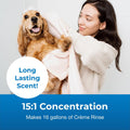 PetAg Fresh ’n Clean Scented Creme Rinse, Classic Fresh Scent (15:1 Concentrate) - 1 Gallon - Conditions Coat and Moistu