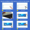 Aquarium Background Film, Static Cling, Glue-Free, Blue Ocean 11.8"H×23.6"W