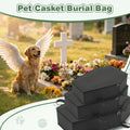 Pet Casket, Dog Casket, Casket for Dogs Burial, Pet Burial Box, Pet Burial Bag, Dog Coffin, Pet Caskets for Dogs, Cat Coffin for a Gentle Goodbye, Eco Friendly Dog Casket for Burial and Cremation(M)