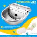 NATGAI Automatic 304 Stainless Steel Waterer Bowl