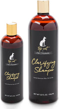 Chris Christensen Top Cat Clarifying Shampoo for Cats, Groom Like a Professional, Gently Removes Dirt & Oils, Great for All Coat Types, Made in USA, 16 oz