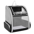 Cat Backpack Dog Backpack Carrier for Small Dogs and Medium Cat up to 15lbs, Travel Pet Carrier for Puppy Kitten Bunny, Cat Dog Carrying Backpack Collapsible (Black)