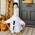 23 Inch Porch Goose Christmas Outfits For Garden Patio Vacation Decor
