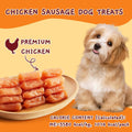 Jungle Calling Soft Chicken Sausage Treats for Small & Medium Dogs, 10.6 oz