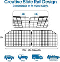 Petboda Dog Car Barrier for SUV Trunk Cargo Area, Foldable & Adjustable Car Divider and Cargo Gate to Keep Dogs in Back (Patent Design)