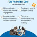 Pet Wellbeing Old Friend for Senior Cats - Supports Immune System Health, Joint Mobility, Healthy Energy Levels, Alfalfa, Reishi - Veterinarian-Formulated Herbal Supplement 2 oz (59 ml)