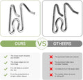 8 Pack Silver 2.25mm Stainless Steel Dog Collar Extra Links, Dog Training Collar Extender Links Replacement for Small Do
