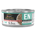 Pro Plan Veterinary Diets Purina EN Gastroenteric Feline Formulas Savory Selects in Sauce with Salmon Wet Cat Food - (Pack of 24) 5.5 oz. Cans