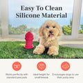 Small Dog Fire Hydrant 4x7 Silicone Soft Potty Training Aid for Small Breeds Under 10lbs Toy Breeds Indoor Outdoor Train