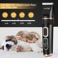 Dog Clippers Professional Heavy Duty Grooming Clipper 3-Speed Low Noise High Power Rechargeable Cordless Pet Tools for Small & Large Dogs Cats Pets with Thick Coats