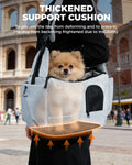 Lightweight Pet Sling Carrier for Small Dogs Under 7Lb, Light Grey