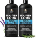 ALFIE'S CHOICE Dog Shampoo and Conditioner Set | 16 fl oz Each | Lavender & Rosemary with Biotin | for Itchy, Dry & Sensitive Skin | Detangling & Moisturizing for All Breeds & Puppies | Made in USA