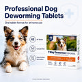 DEWORMER-Canine Tablets,pyrantel pamoate & praziquantel,48 Tablets