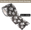 6 Rolls Self-Adhesive Bandage Wrap Grip Tape Wrap Cover Tattoo Cohesive Elastic Bandage for Tattoo Machine and Animals W