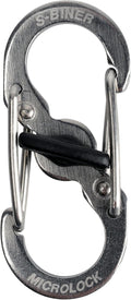 NiteIze PLSBM-11-R3Nite Ize S-Biner TagLock, Double-Gated Carabiner, Stainless Steel