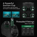 GROWNEER 550GPH Submersible Pump 30W Ultra Quiet Fountain Water Pump, 2000L/H, with 7.2ft High Lift, 3 Nozzles, 4.9 Feet