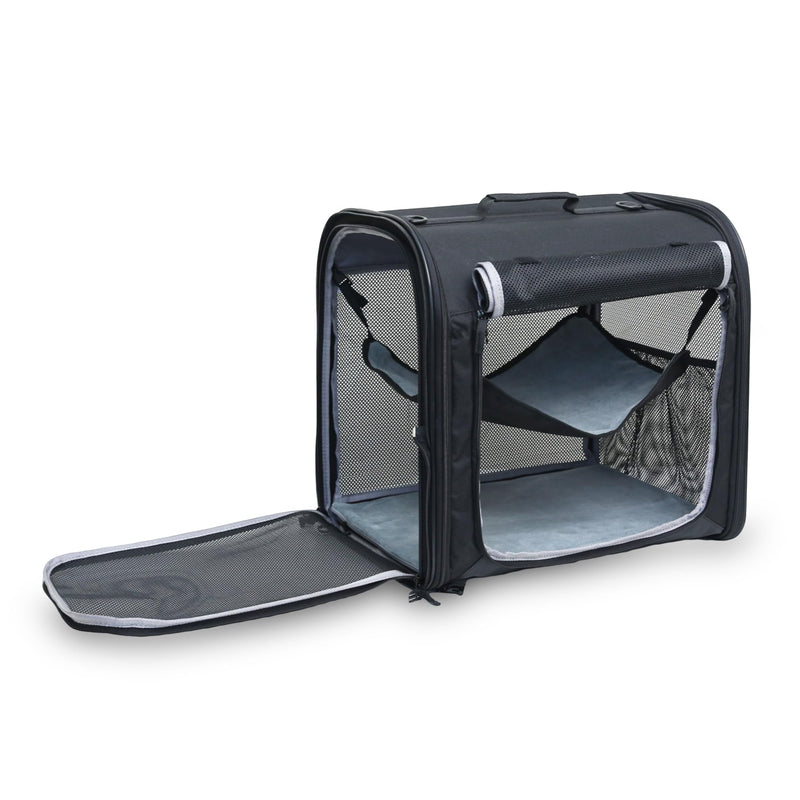 Cat Carrier Soft Foldable, Portable Pets Travel Carriers for Cats/Dogs, Portable Pet Carrier with Secure Zipper Locks