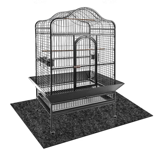 BETAGT Bird Cage Floor Mat, 30x36 Inch Waterproof Under Pet Cage Liner Mat for Kennel Training, Reptile Aquariums, Non-Slip Felt Mat to Protect Floors
