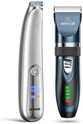 oneisall Quiet Cat Clippers for Matted & Long Hair and 2-Speed Pet Paw Trimmer