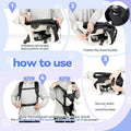 YUDODO Front Pet Carrier Backpack for Small Dog, Legs Out Dog Chest Carrier