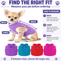 Satinior 4 Pcs Stretch Fleece Dog Sweater