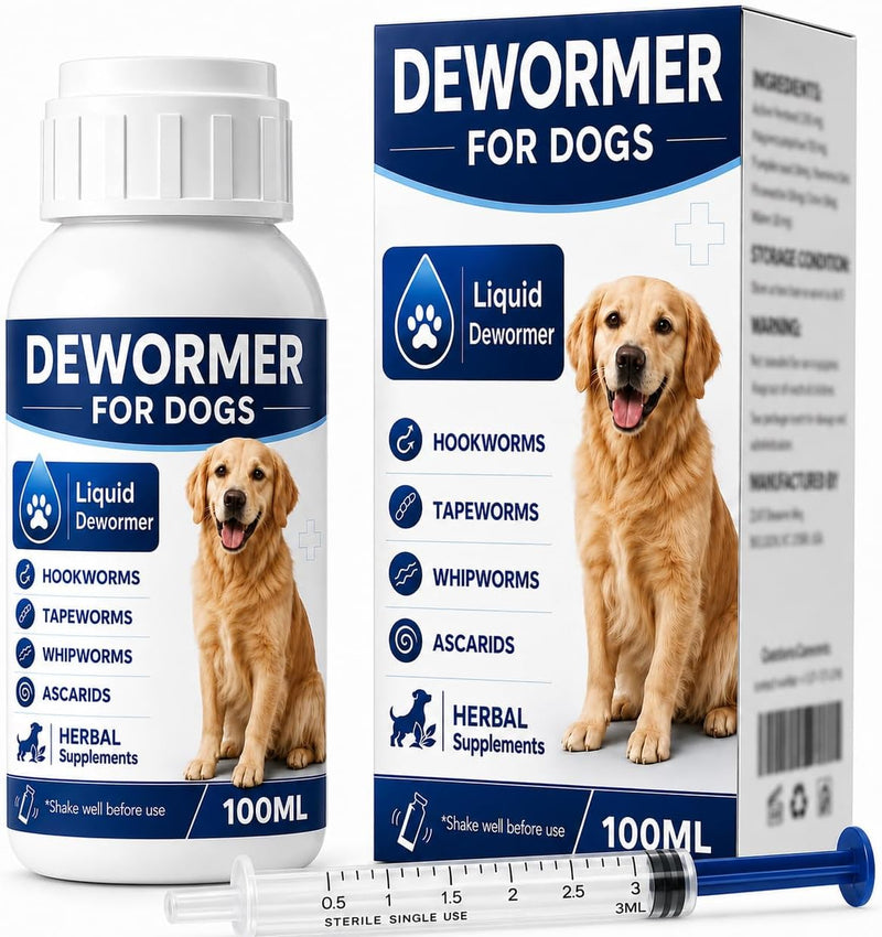 Dewormer for Dog and Puppy, Dog Dewormer Liquid