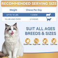 Flea and Tick Prevention for Cats, Cats Fleas Treatment 200 Soft Chews