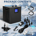 1/2HP 1200w Ice Bath Water Chiller for Cold Plunge Tubs,1/2 HP Water Chiller 145 Gal, Universal Cold Bath Restores Ice B