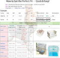 50 Pcs Disposable Rabbit Cage Liner Quick Cleanup Litter Box Liners Bags