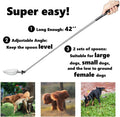 Dog Cat Urine Collector- Telescopic Handled Dog Pee Sample Catcher for Veterinary Supplies, Urine Stick for Small Large 