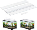Pawfly 10 Gallon Fish Tank Lid, 19.3" x 9.65" x 0.14", Clear Polycarbonate Canopy for Aquariums Without Center Brace, 10