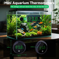 Removable Aquarium Water Thermometer with Touch Screen Digital Fish Tank Thermometer LED Display ±1℉/0.5℃, Fish Tank Acc