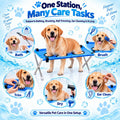 Dog Bed Foldable Grooming Hammock Stand and Bath Holder for Small Pets