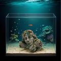 relaqcc Reptile Cave Hideout Tank Accessories Decorations, Aquarium Hideaway Cave Fish Tank Decorations for Amphibians, 