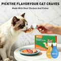 Lickable Spoons Wet Cat Treats,Tuna & Chicken & Salmon, 0.5 oz 20 pk