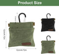 2Pcs Dog Treat Pouch, Dog Treat Pouches for Pet Training, Portable Auto Closing Dog Walking Bag with Carabiner for Puppy