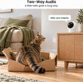 youkey 2.5K Indoor Pet Security Camera, Two-Way Audio Chat to Your Pets, AI Pet/Human Detection, 360° AI Human Tracking, Privacy Mode, No Monthly Fees, Night Vi
