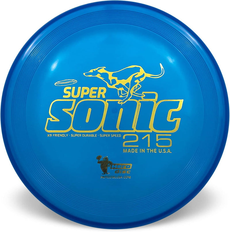 Hero Disc USA Super Sonic K-9 Candy Blue Dog Fetch Toy