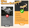 Bearded Dragon Tank Accessories, Reptile Substrate Mat Terrarium Carpet for 4x2x2 Bearded Dragon Enclosure for 120 Gallo