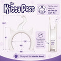 The Kitty Pass Interior Cat Door Hidden Litter Box Pet Door for cats up to 21 lbs