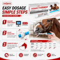 Ivermectin Horse Paste 1.87% | Unflavored – 6.08g Syringe for Equine Use Only Up to 1250 LB