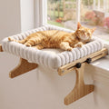 Cat Perch for Window XiaZ Cats Hammock Indoor for Small Medium Sized Cat Window Bed Adjustable Wooden Frame W/Soft Cushi