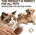 Cattio Dog Nail Clippers - All Steel Material, Built-in Spring,Heavy Duty Dog Nail Trimmer Full Metal Razor Sharp Professional for All Dogs Cats with Thick Toena,Dog Nail Trimmers