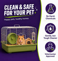 Absolutely Clean Amazing Small Animal Cage Cleaner, Just Spray/Wipe, Easily Removes Messes & Odors - Hamster Cages, Mice