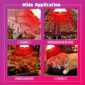 LUCKY HERP Infrared Heat Lamp for Chickens - 250 Watts Red Heat Lamp Bulb 1 Pack, Heat Light Bulb for Brooder Coop, Food