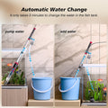 AKKEE Aquarium Vacuum Gravel Cleaner, 36W Electric Fish Tank Cleaner Vacuum, 8 in 1 Multifunctional Aquarium Cleaner for
